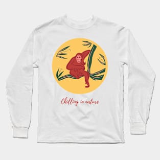 chilling ape Long Sleeve T-Shirt